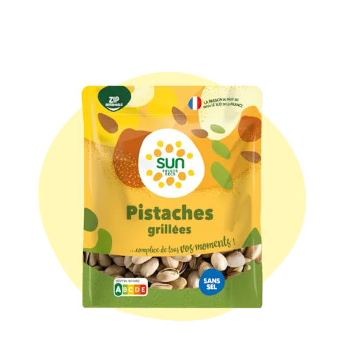 Pistaches grillées sans sel
